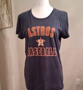 Astros Womens T-Shirt - Blue and Orange